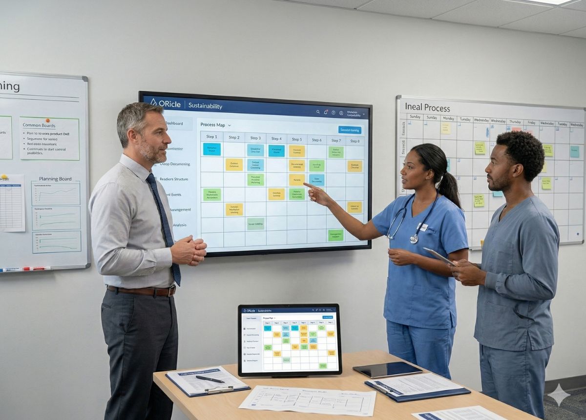 Operational sustainability and healthcare leadership support